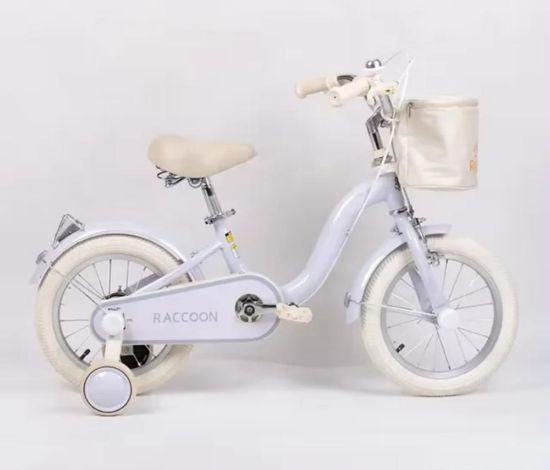 صورة دراجة راكون بمقاس 16و14 مع كفر هواء - زهري